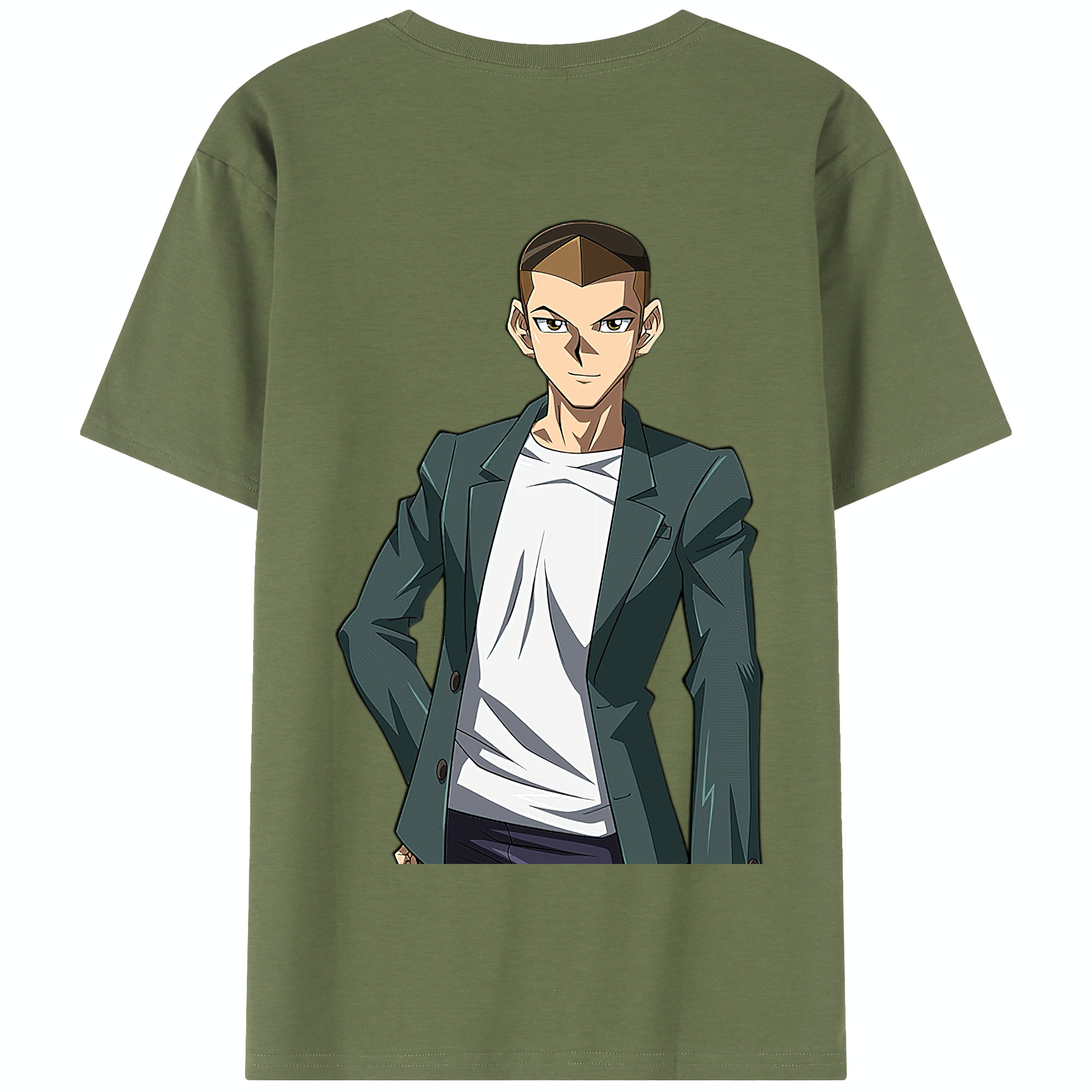 （画像用） 遊☆戯☆王 Yu-Gi-Oh! 綿100％半袖Tシャツ（背面プリント）